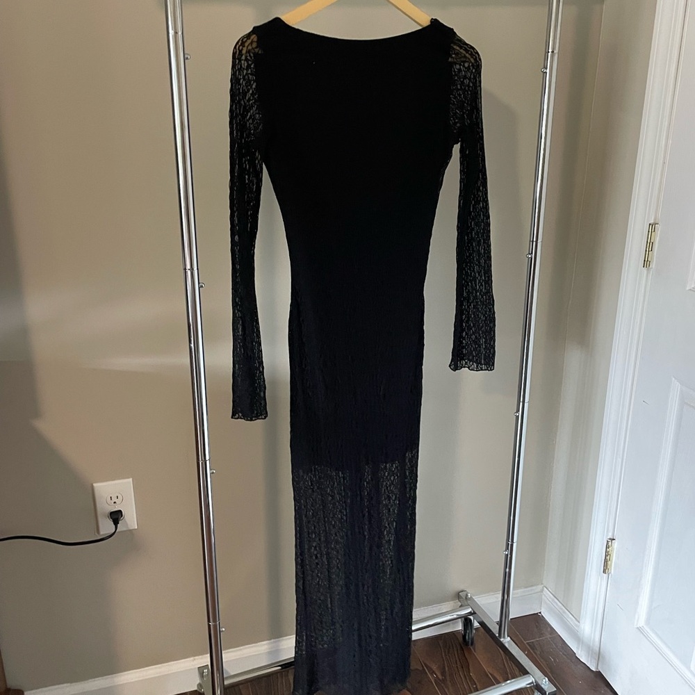 Zara Black Lace Dress